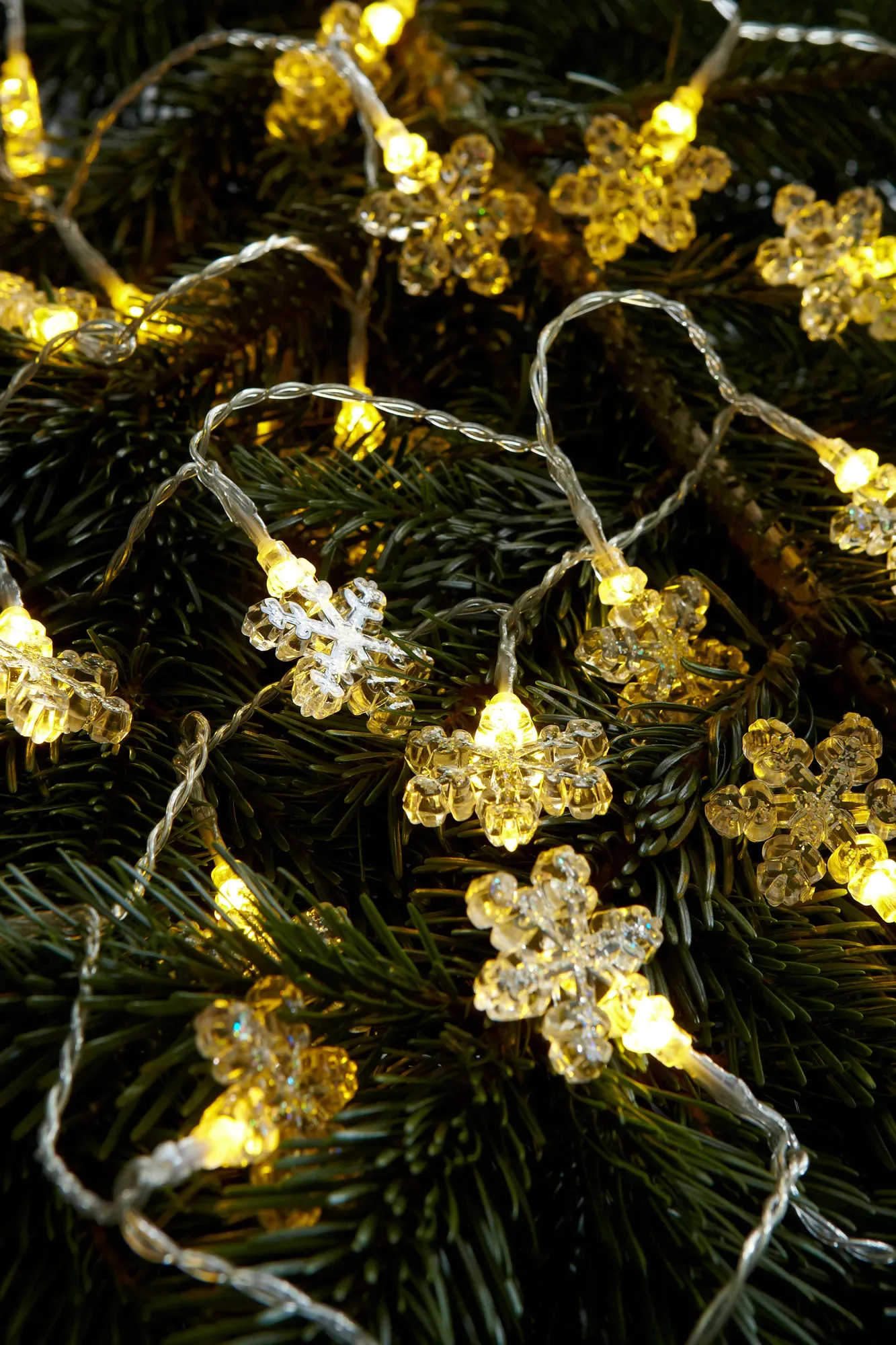 Bjällra Lichterkette Schneeflocke