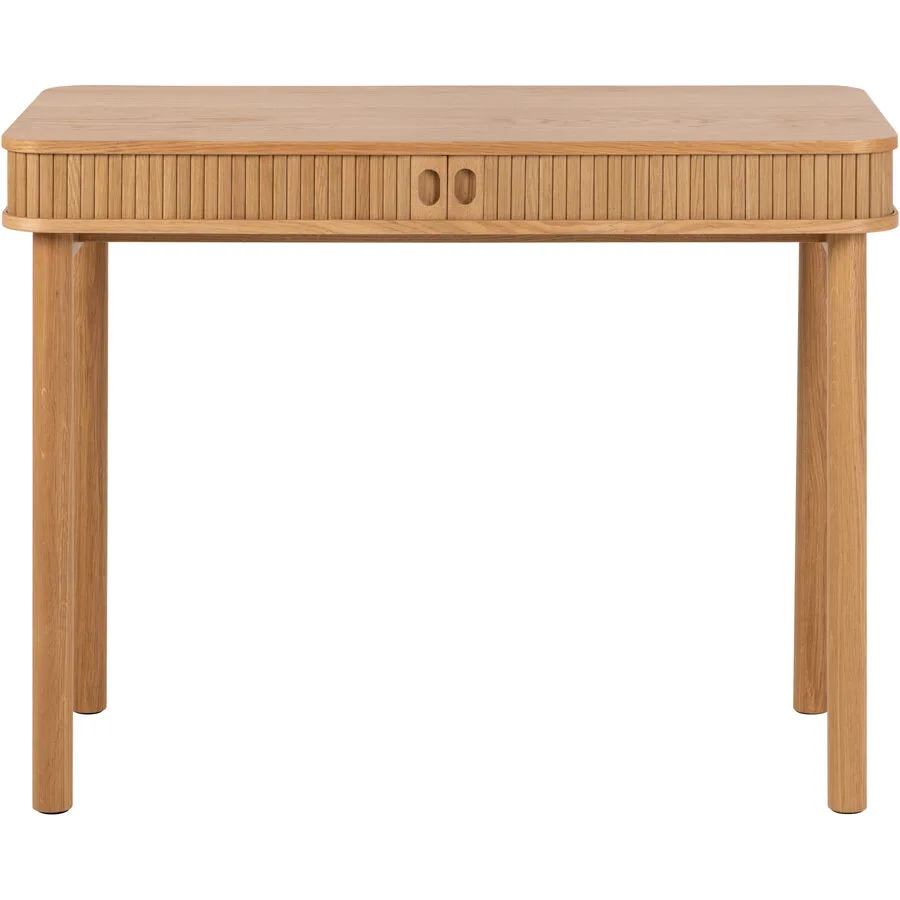 Schreibtisch Sheryl eiche MDF, Holz B 100 T 50 cm