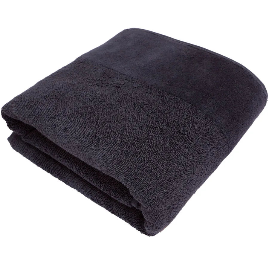 Living Home Badetuch Softfeel titan Baumwolle