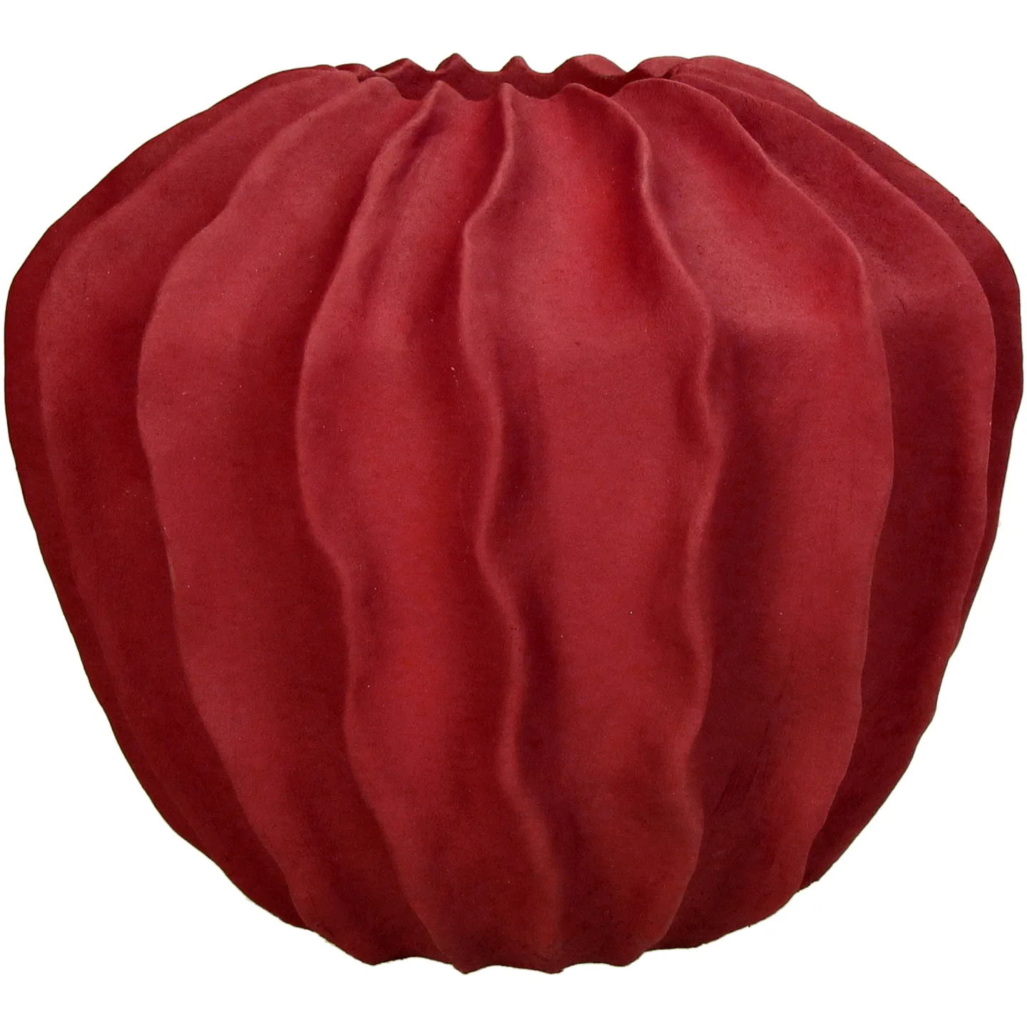 Kersten Vase Polyresin, Rot H: 20 cm | Schubiger Möbel