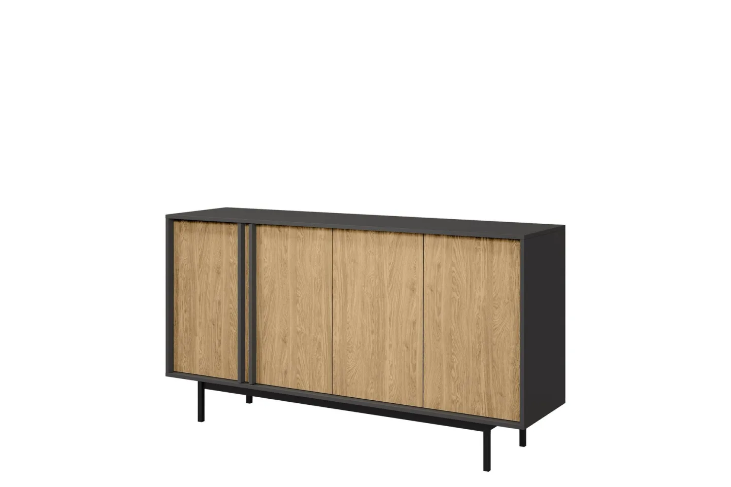 Farshian Skänk 163x43 cm - Grå/Brun