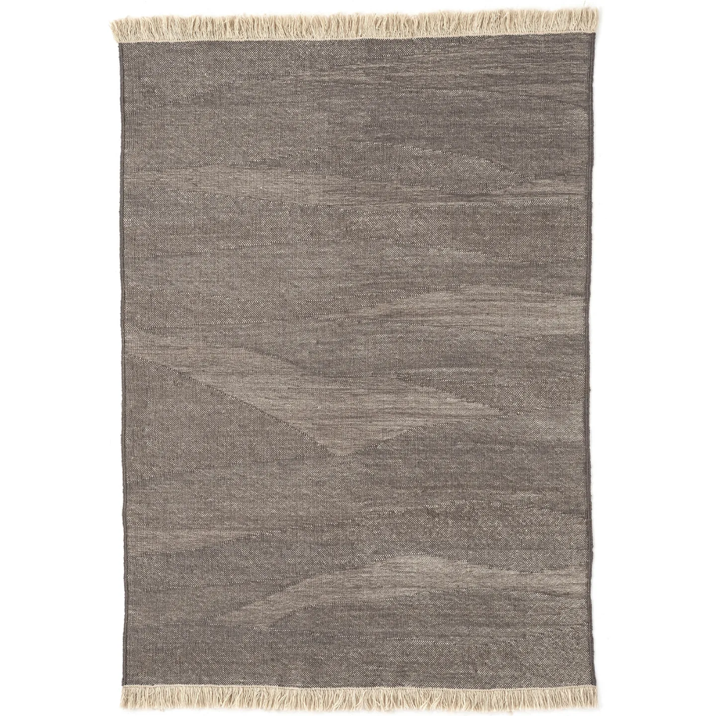Nanimarquina - Telares wool rug Fog 250 x 350 cm - Ullmattor - Nani Marquina - Grå - Ull