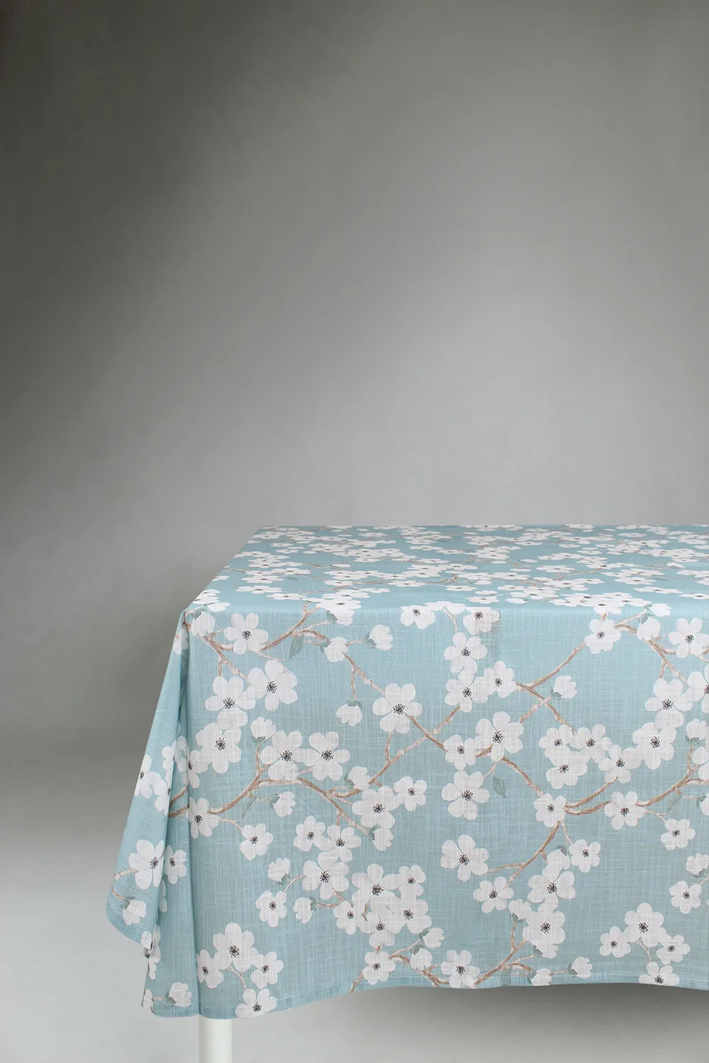 Dukar - Bomullsduk Pia-Li (turkis) (Størrelse: 140 x 250 cm)