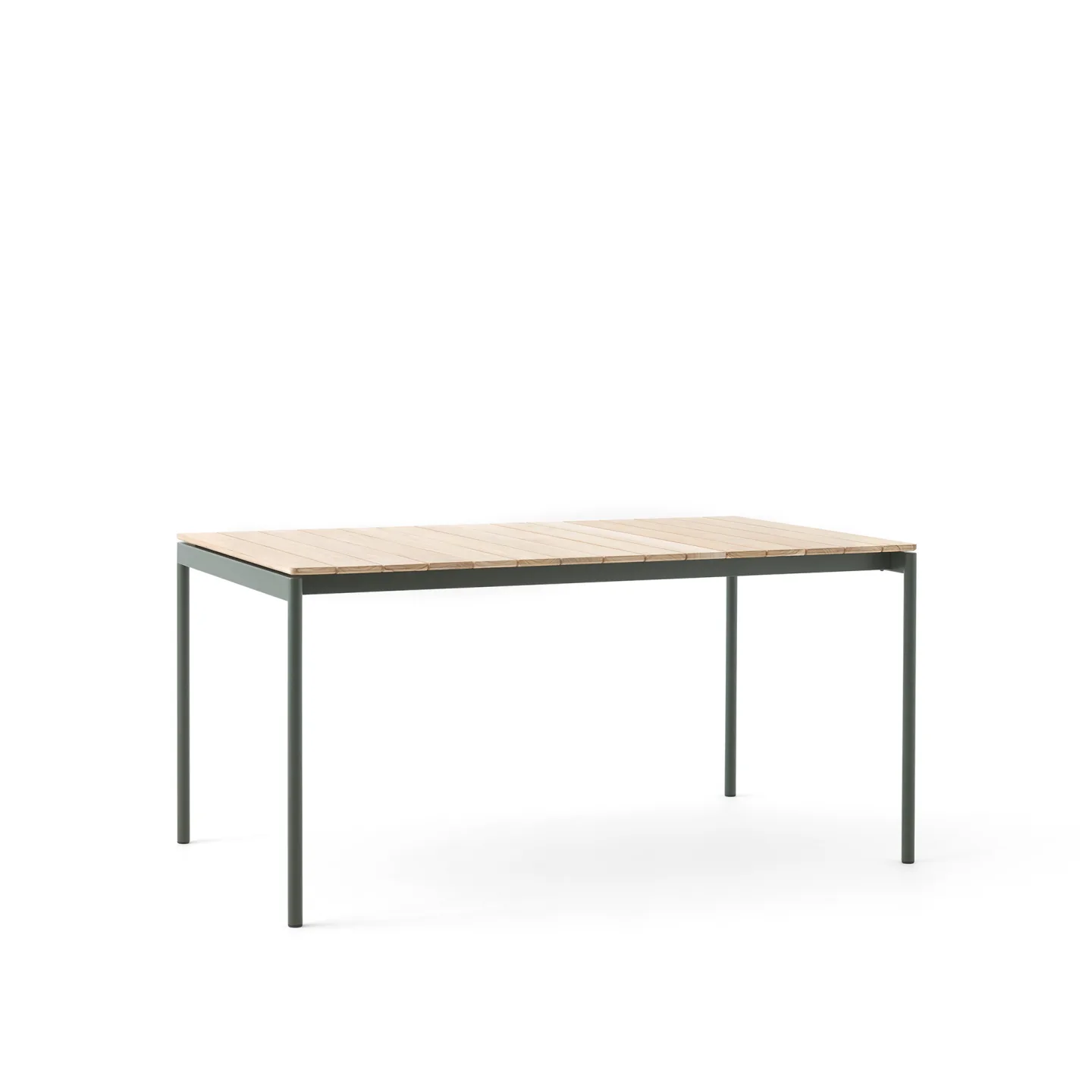 &Tradition - Ville Table AV25 Bronze Green - Matbord utomhus - Anderssen & Voll - Grön - Metall/Trä