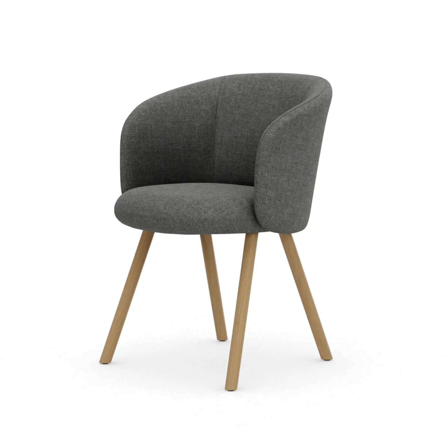 Vitra Mikado karmstol Savana Sierra melange-natural oak