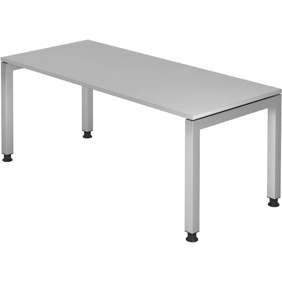 Anbautisch Office grau Holzwerkstoff B 180 T 80 cm