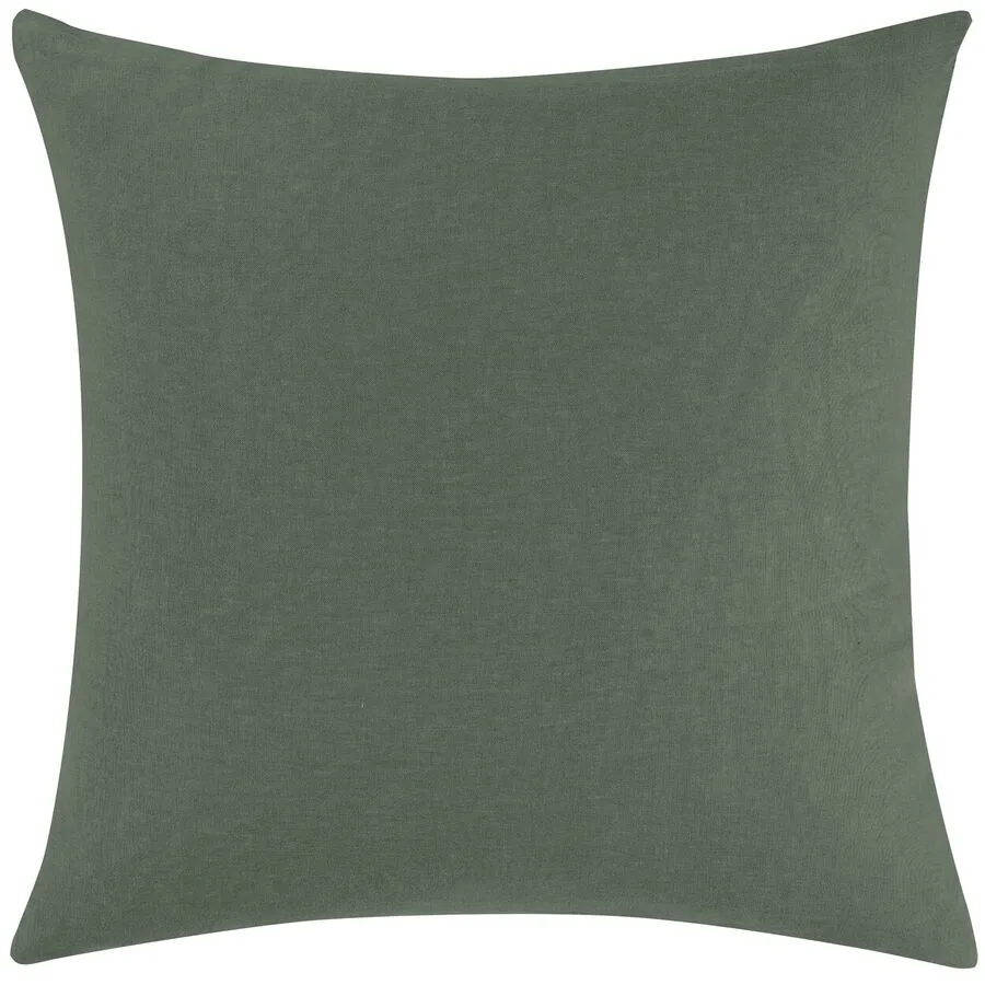 Kissenbezug Leana Grün Leinen 65 cm 65 cm - Material: 100% Leinen