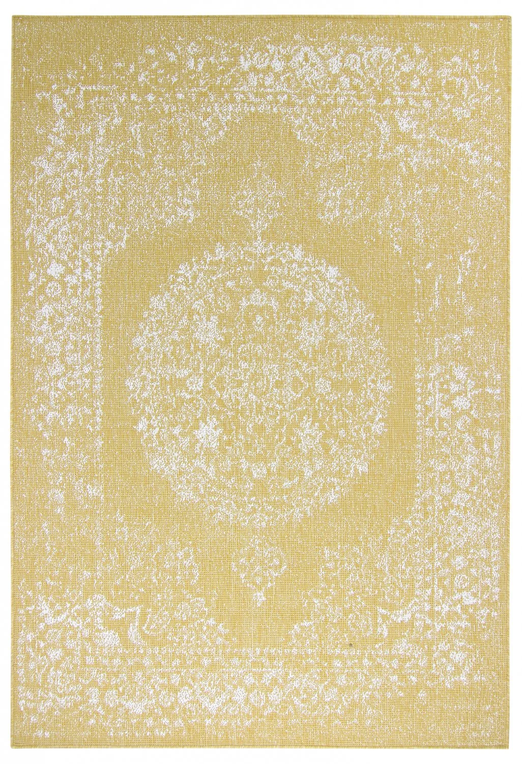 Innendørs/Utendørs tepper - Ellstin (gul) (Størrelse: 200 x 290 cm)