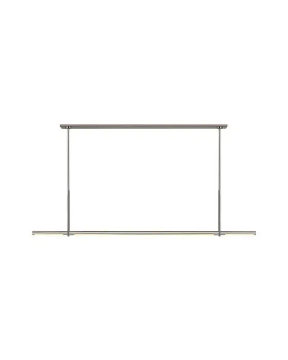 Axis Linear Pendant Polished Nickel Large