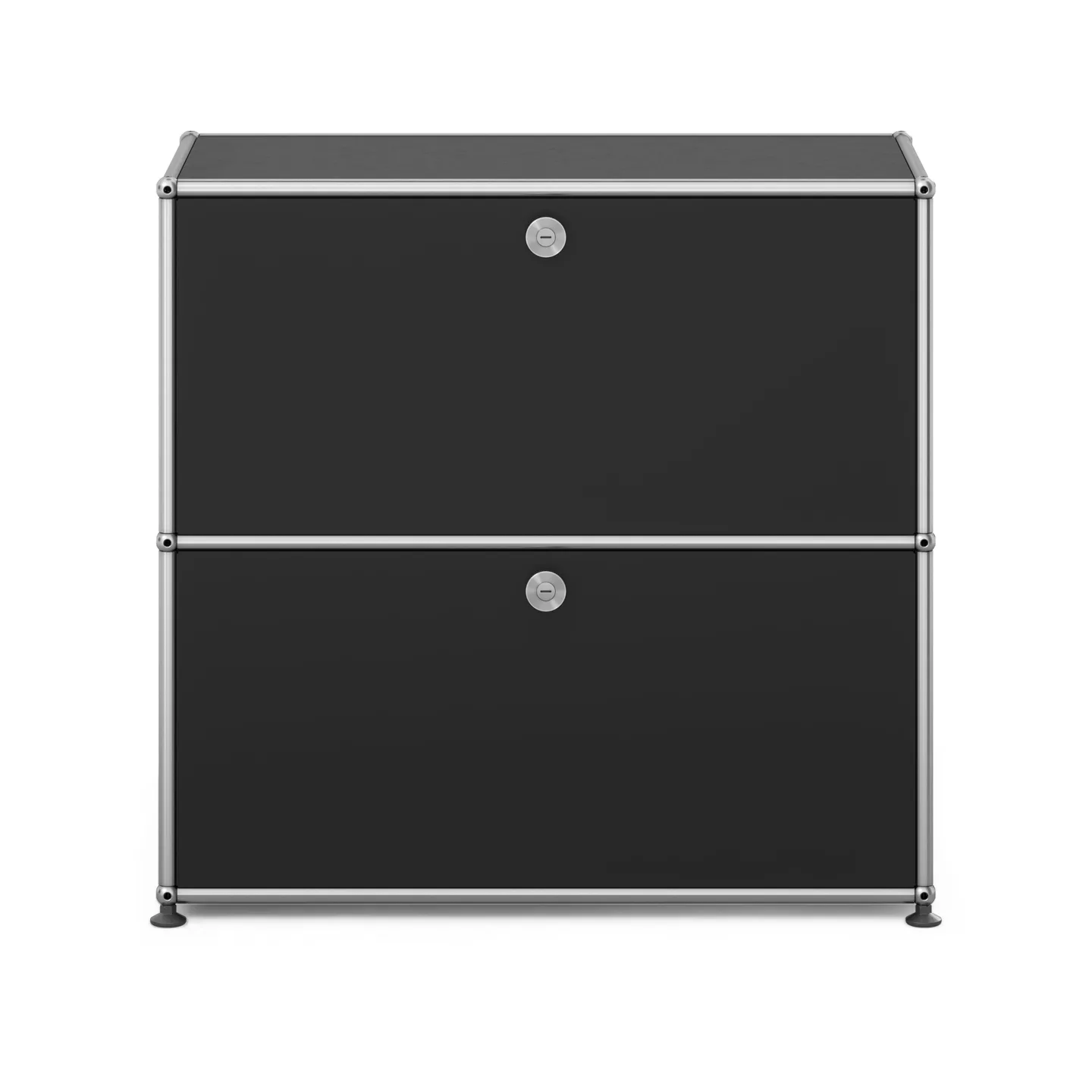 USM - USM Haller S2 30 Graphite Black - Skänkar och sideboards - Fritz Haller & Paul Schärer - Svart - Metall