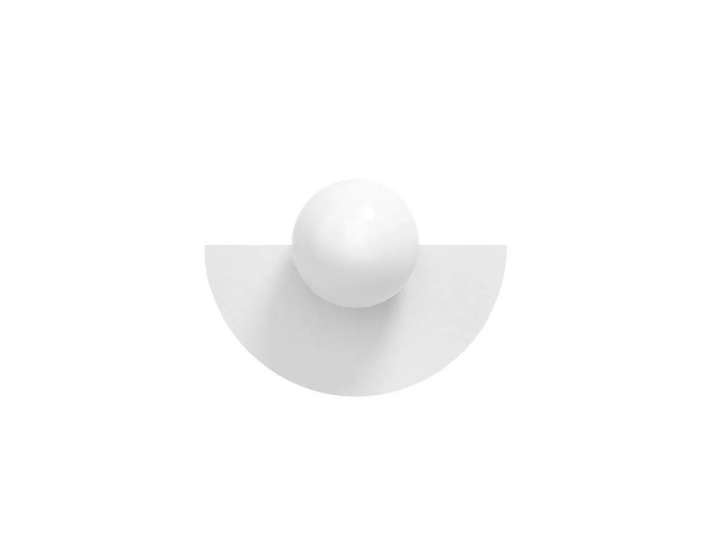 Candy Big Circle 180 S vegglampe, hvit - Swedish Ninja - Stue - Metall