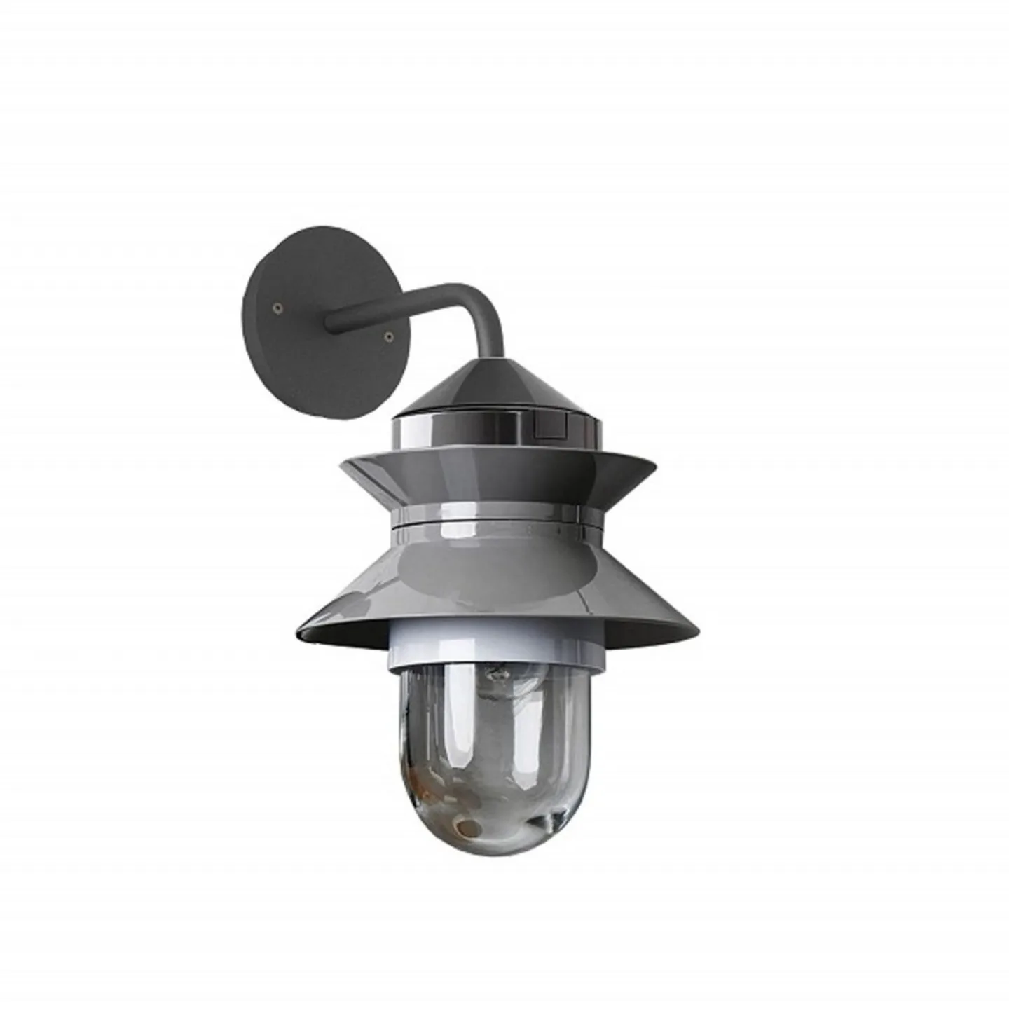Santorini Vägglampa IP20 Grå - Marset - Plast