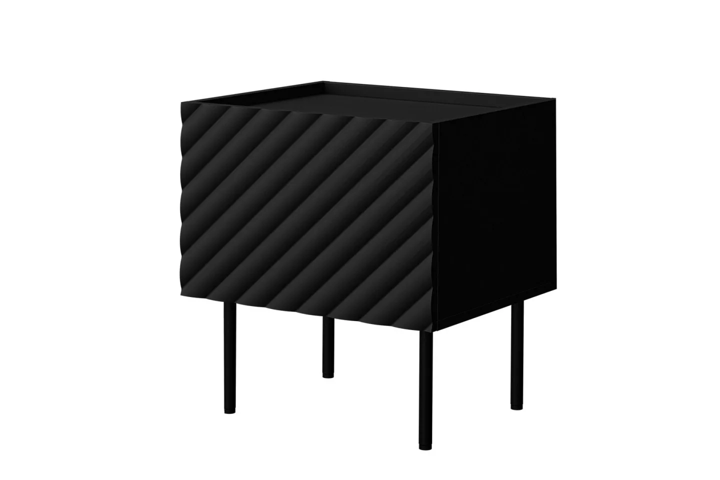 Munkedal Sängbord 47 cm - Svart