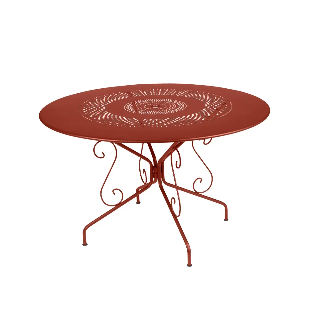 Fermob Montmartre bord Ø117 cm Red ochre (röd)