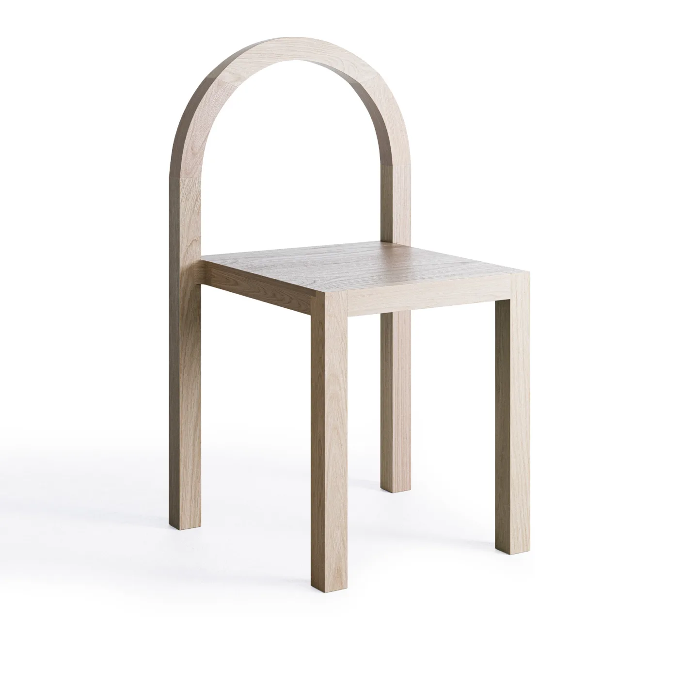 Länna - L.A. Dining Chair Light Oak - Matstolar - Lotta Agaton - Träfärgad - Trä