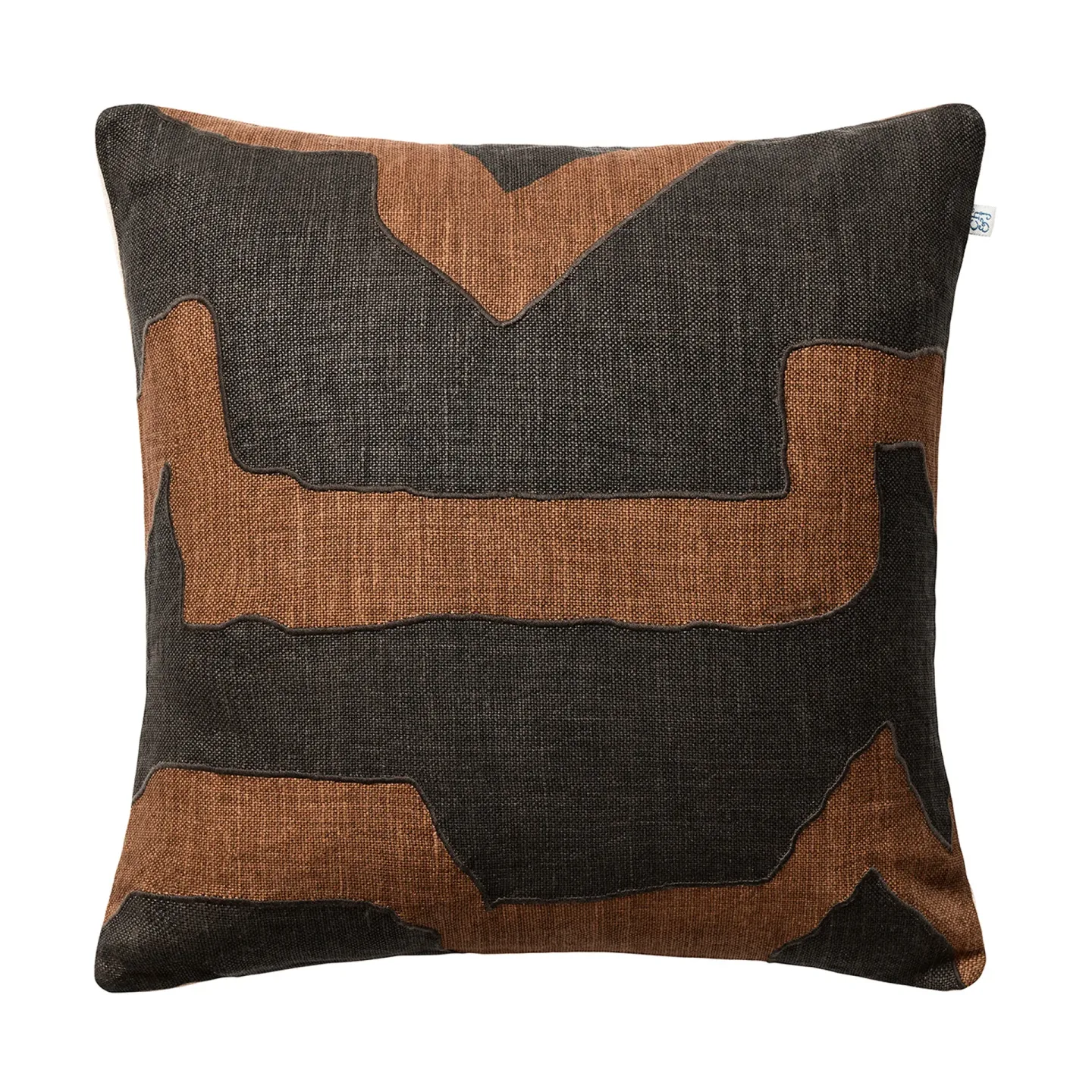 Chhatwal & Jonsson Sikkim Kissenbezug 50 x 50cm Taupe-Dark Brown
