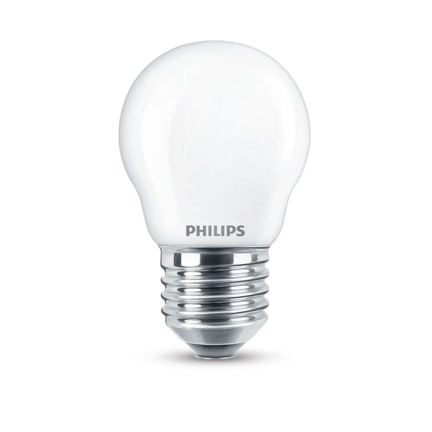Philips - LED Ljuskälla E27 3,4W 470lm 2700K Dimbar vit - LED-lampor - Vit