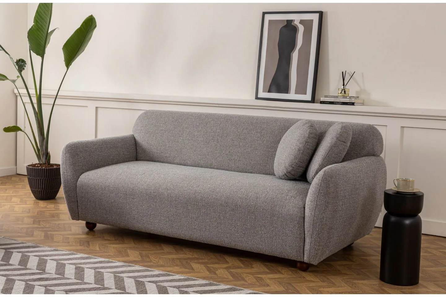 Whitecliffs Soffa 3-sits - Grå