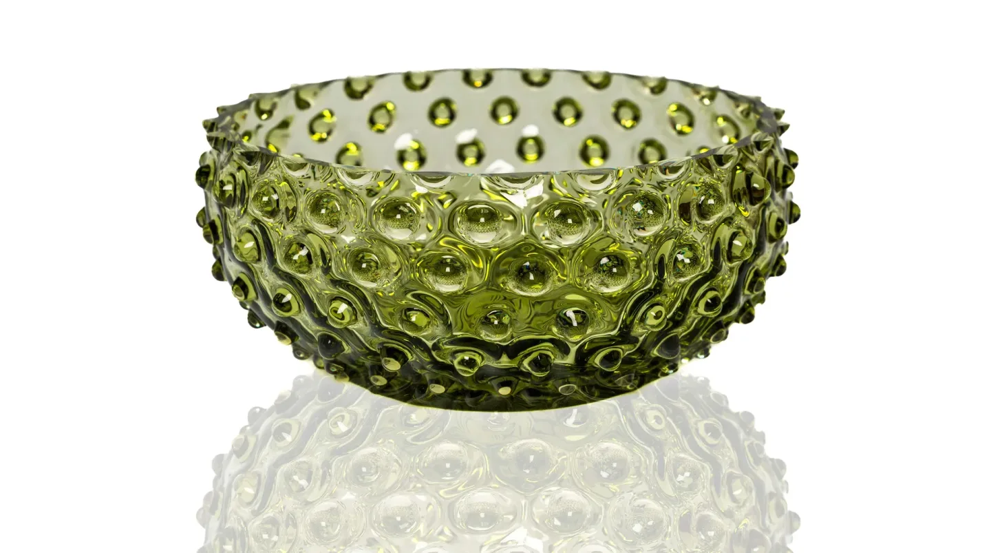 Anna Von Lipa Hobnail Tapas Schale 17 cm Olivegreen