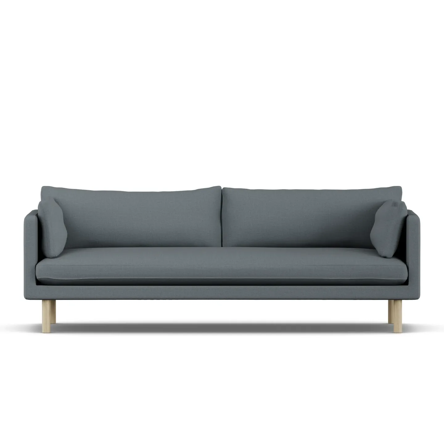 1898 Linnevik Sofa Same Blue 6678-Eiche weiß geölt, 4-sitzig