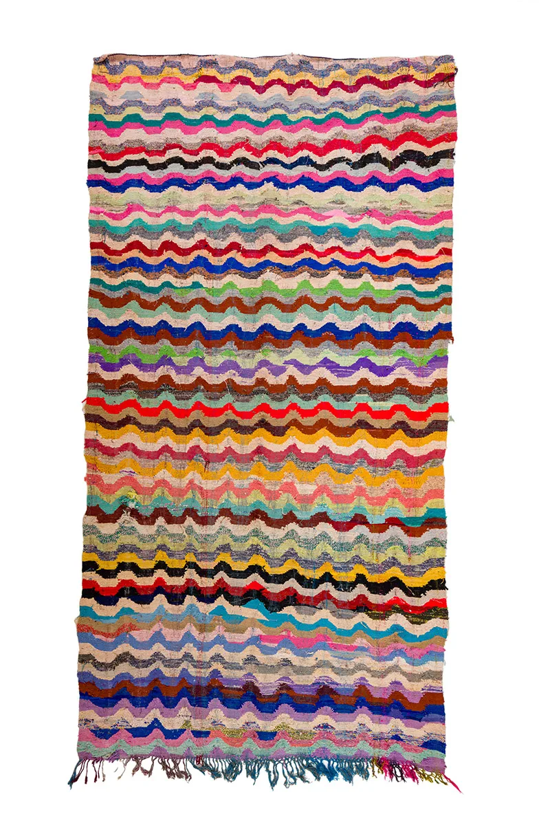Marokkansk Boucherouite-teppe 165 x 335 cm (Størrelse: 165 x 335 cm)