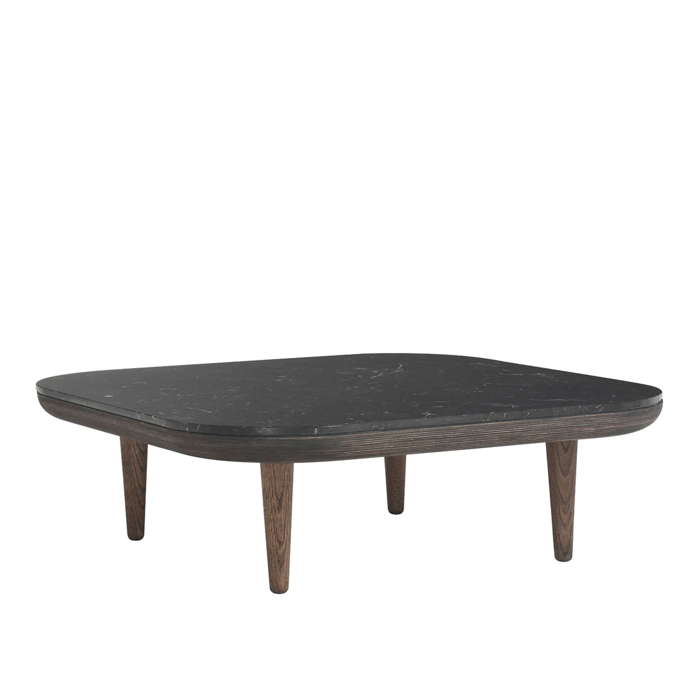 &Tradition - Fly SC4 - Smoked Oak - Nero Marquina - Soffbord - Space Copenhagen - Svart - Trä/Sten