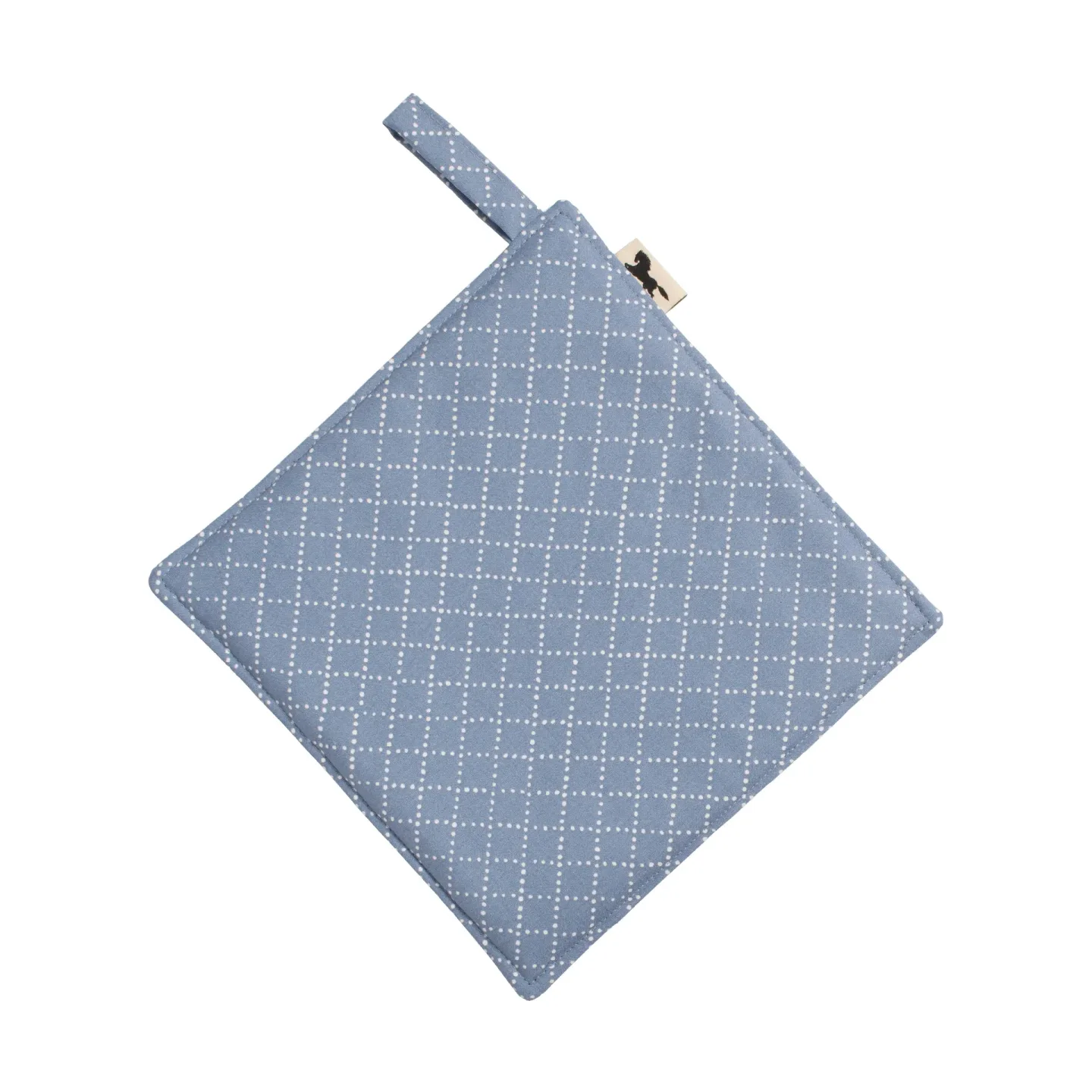 Almedahls Prickruta Topflappen 23x23 cm Blau