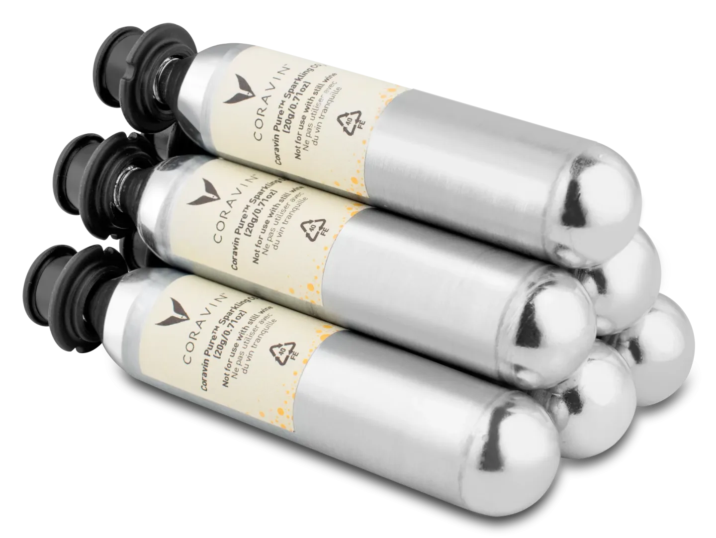 Coravin CO2-Kapseln für Sprudel 6er-Pack