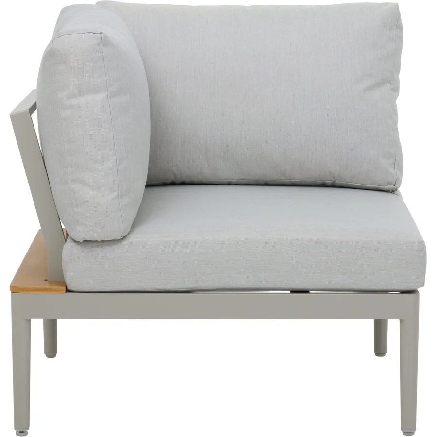 Loungeelement Florida hellgrau Aluminium