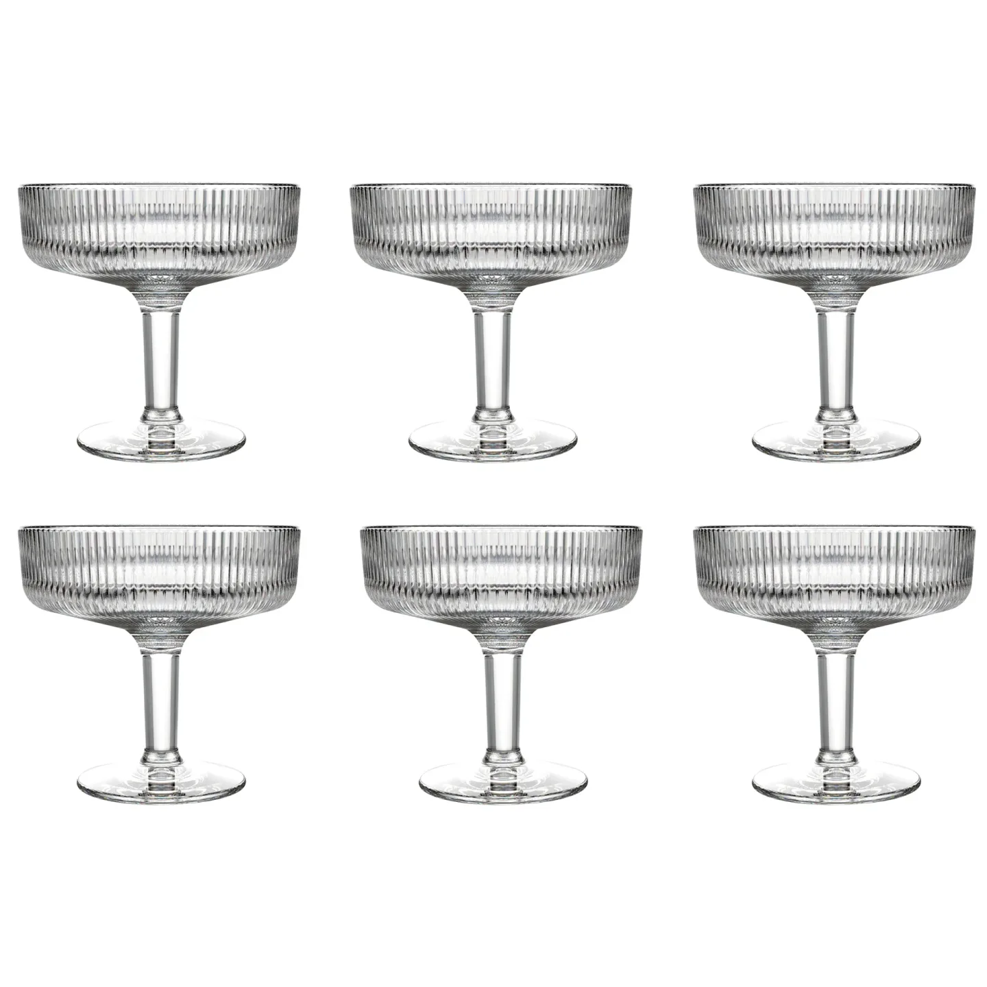La Rochère Coupe Alice Dessertschale 33 cl 6er-Pack Transparent