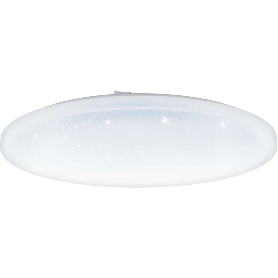 Eglo Deckenlampe Frania-S Transparent Stahl/Kunststoff 7 cm - Farbe: glas - Material: Kunststoff/Stahl - LED - Lichtfarbe: Warmweiss