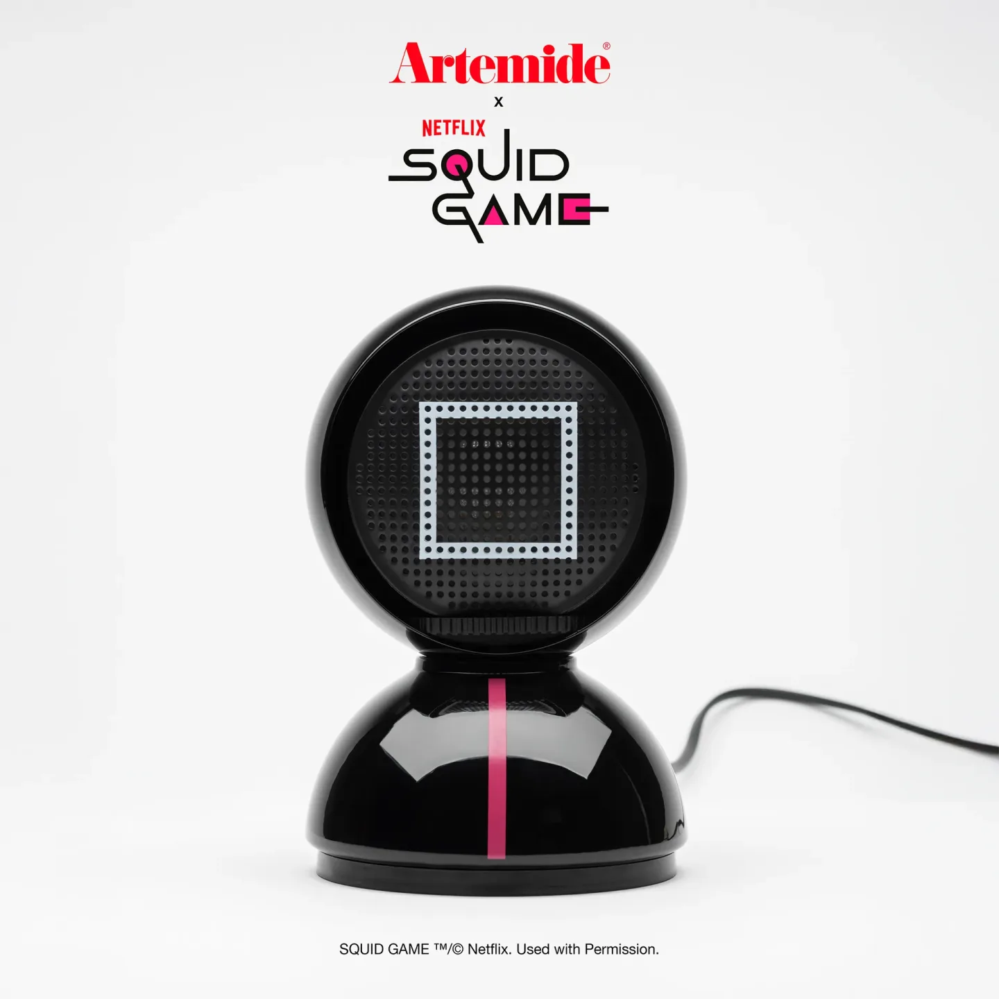 Artemide Eclisse x Squid Game bordslampa Special Edition Guard black