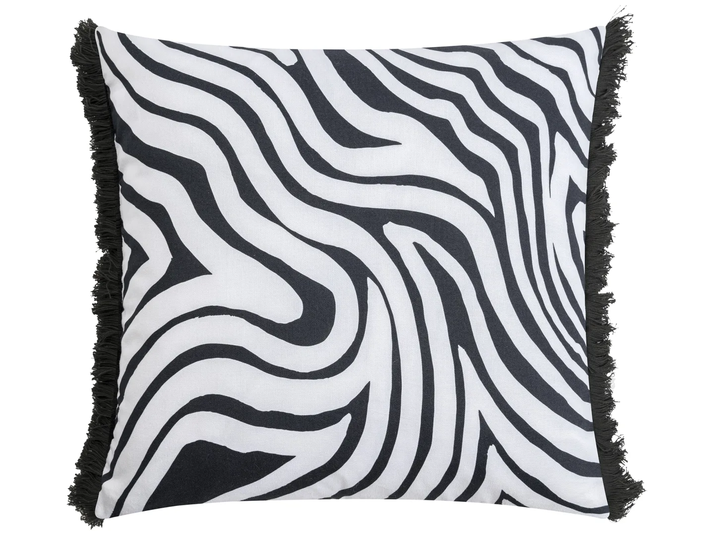 Magma Kissenhülle Blanco Schwarz 50x50 cm Schwarz | Schubiger Möbel