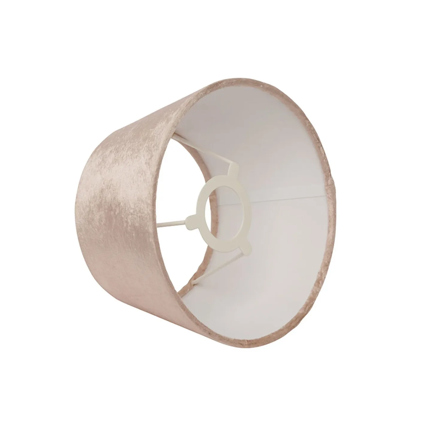 Lola lampeskærm, beige, Ø 33 cm, fløjl – Watt & Veke Watt & Veke - Design - Stof / tekstil