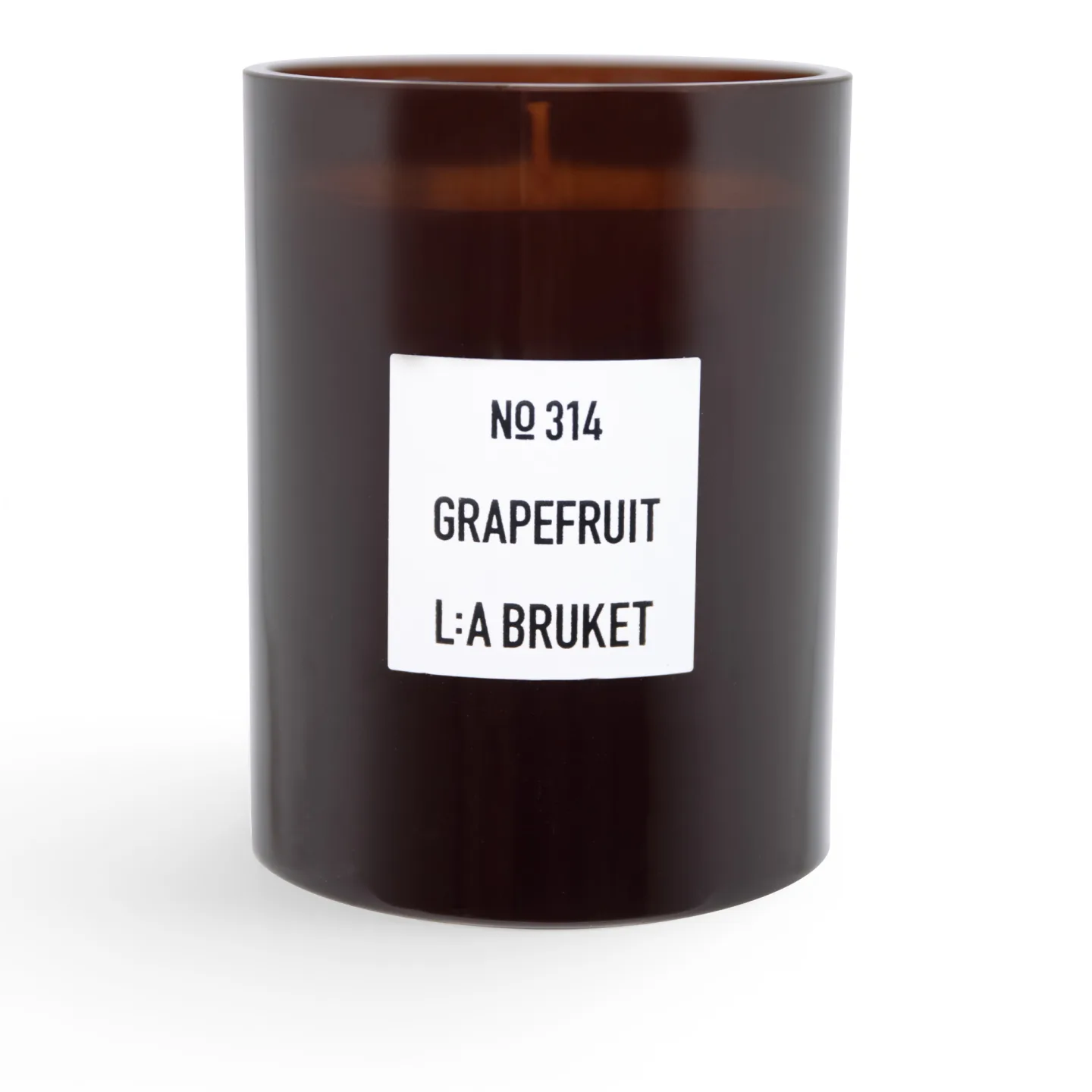 L:a Bruket - 314 Candle Grapefruit 260 g - Doftljus - Glas