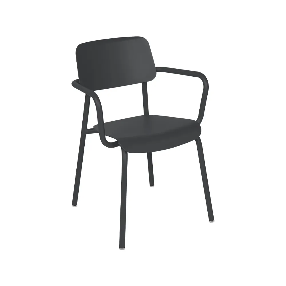 Fermob Studie karmstol Anthracite (grå) (grå), stapelbar