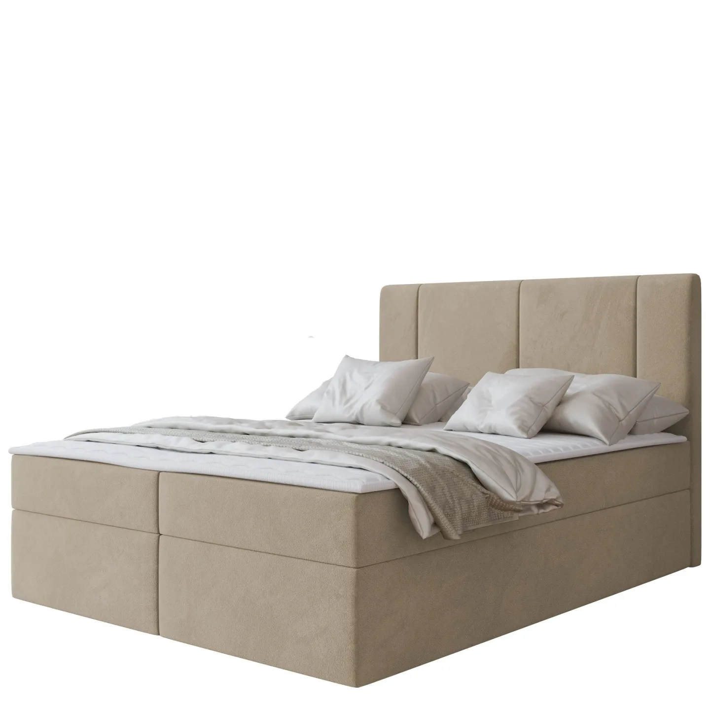Salricus Sängpaket Kontinentalsäng 180x200 cm med Förvaring -