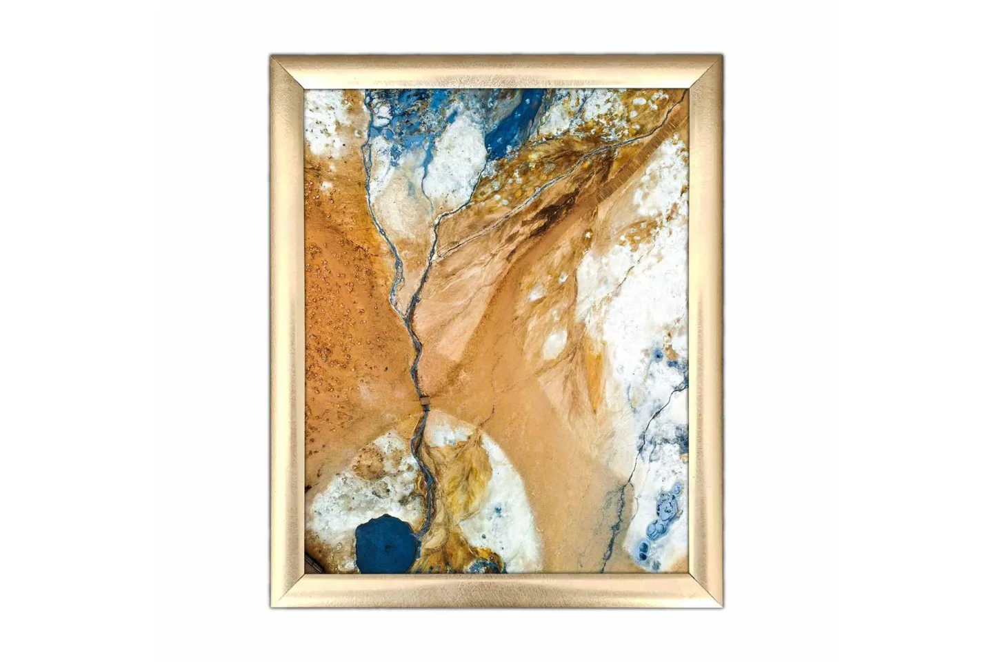 Tavla Abstract med Ram Flerfärgad - 23,5x28,5 cm