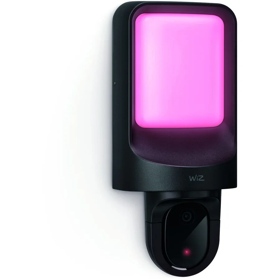 Wandlampe aussen WiZ Schwarz Kunststoff 16.7 cm 31.7 cm - Material: Plastik - LED - LED Energiesparlampen