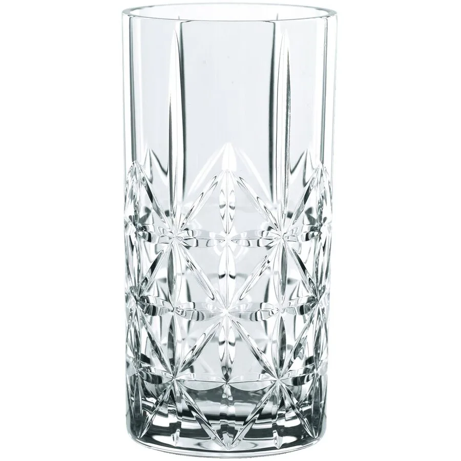 Nachtmann Longdrinkgläser-Set Highland Transparent Kristallglas H 15.2 cm 0.445 l 12 Stk