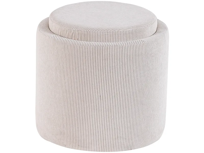 Hocker AYLO 45x45x41cm stoff braun