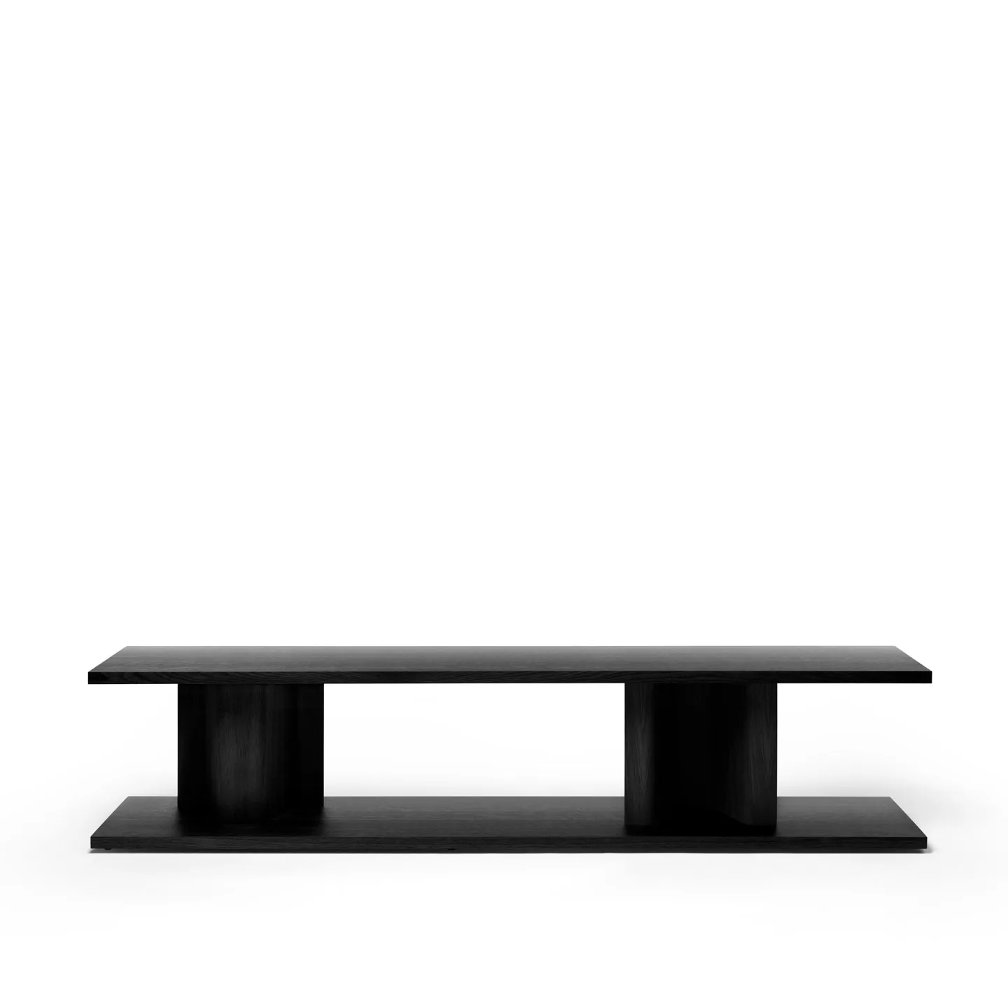 Massproductions - BIT Side Table, Black Stained Oak - Skänkar och sideboards - Chris Martin - Svart - Trä