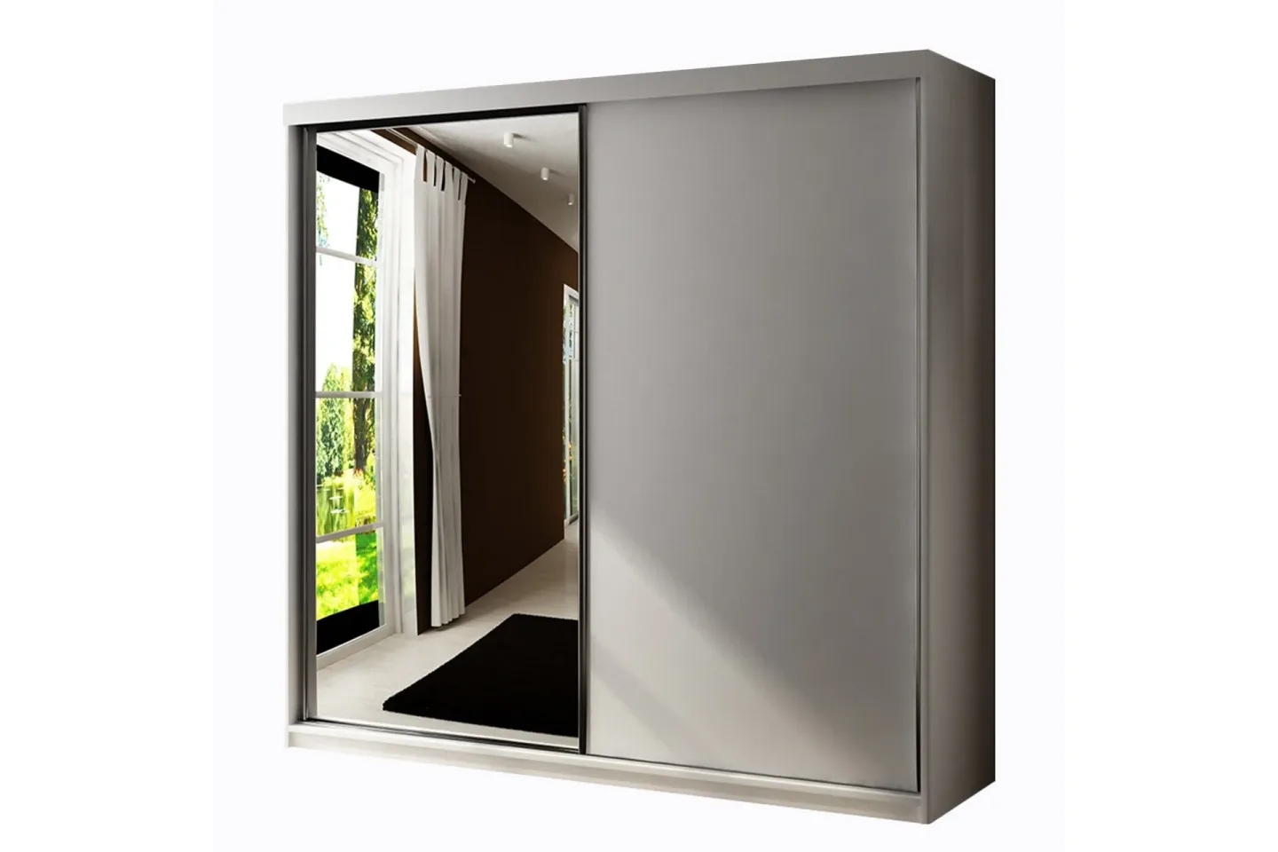 Top Garderob 200x62x200 cm - Vit
