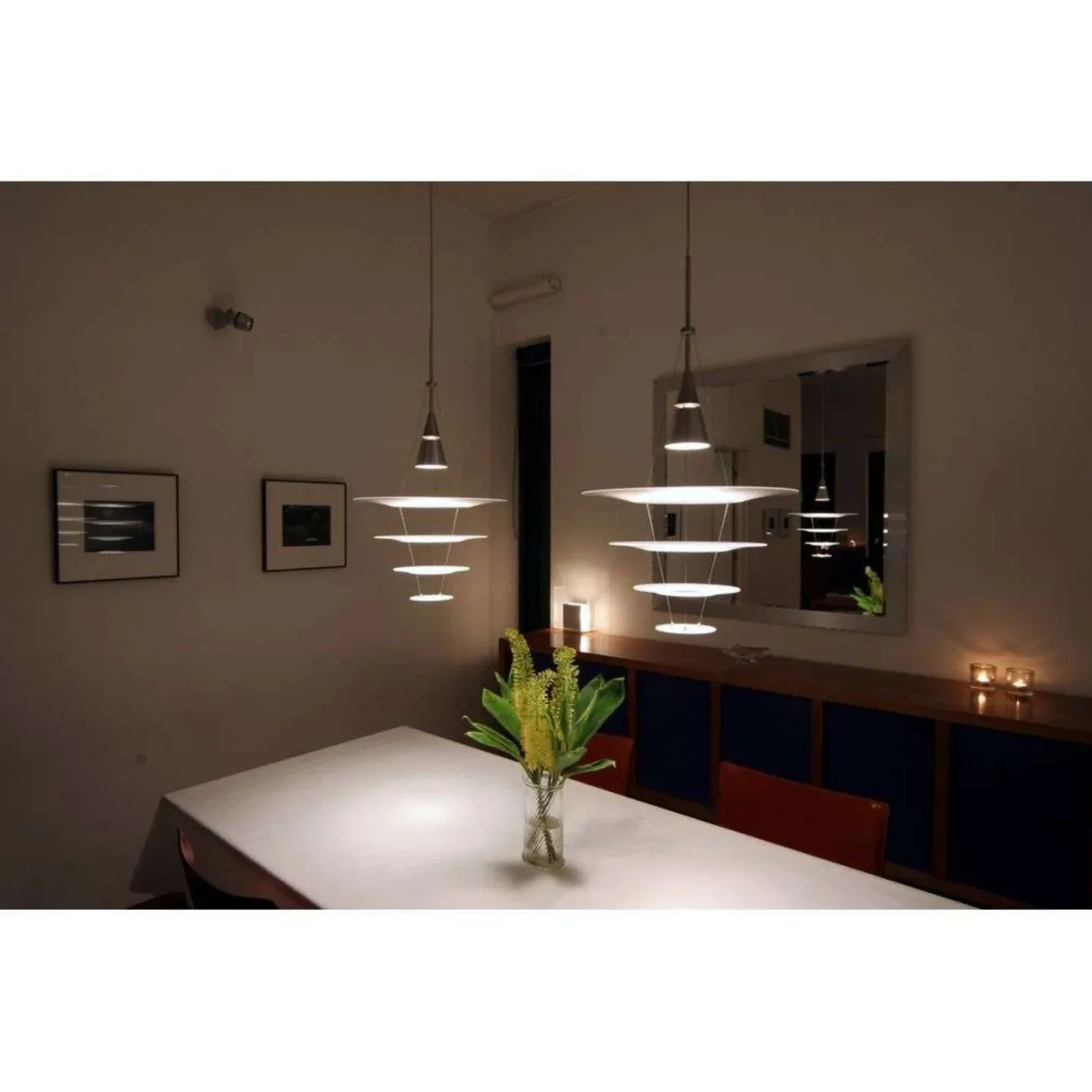 Enigma 545 Pendelleuchte Black - Louis Poulsen - Wohnzimmer - Aluminium