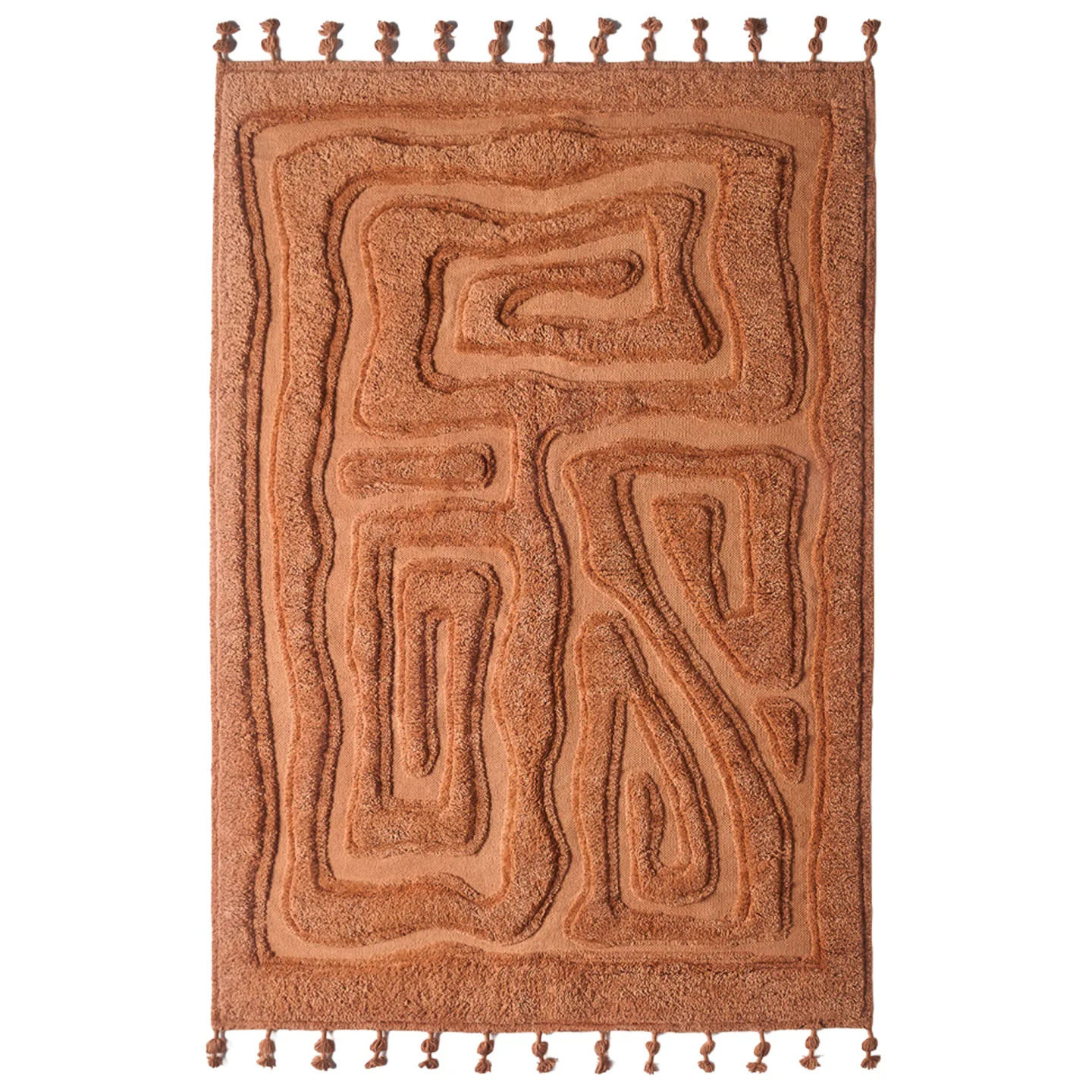Dusty Deco - Beaten Track Rug Adobe 250x350 - Ullmattor - Matthew Williamson - Orange - Ull