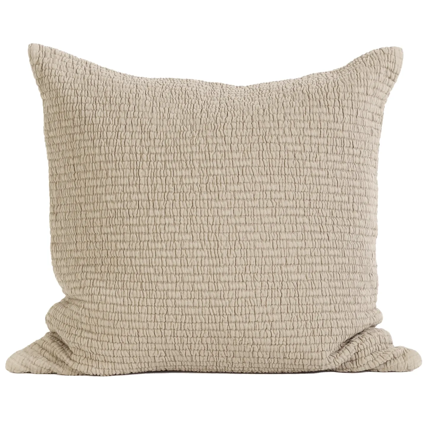 Tell Me More Brick Kissenbezug 50 x 50cm Sand beige
