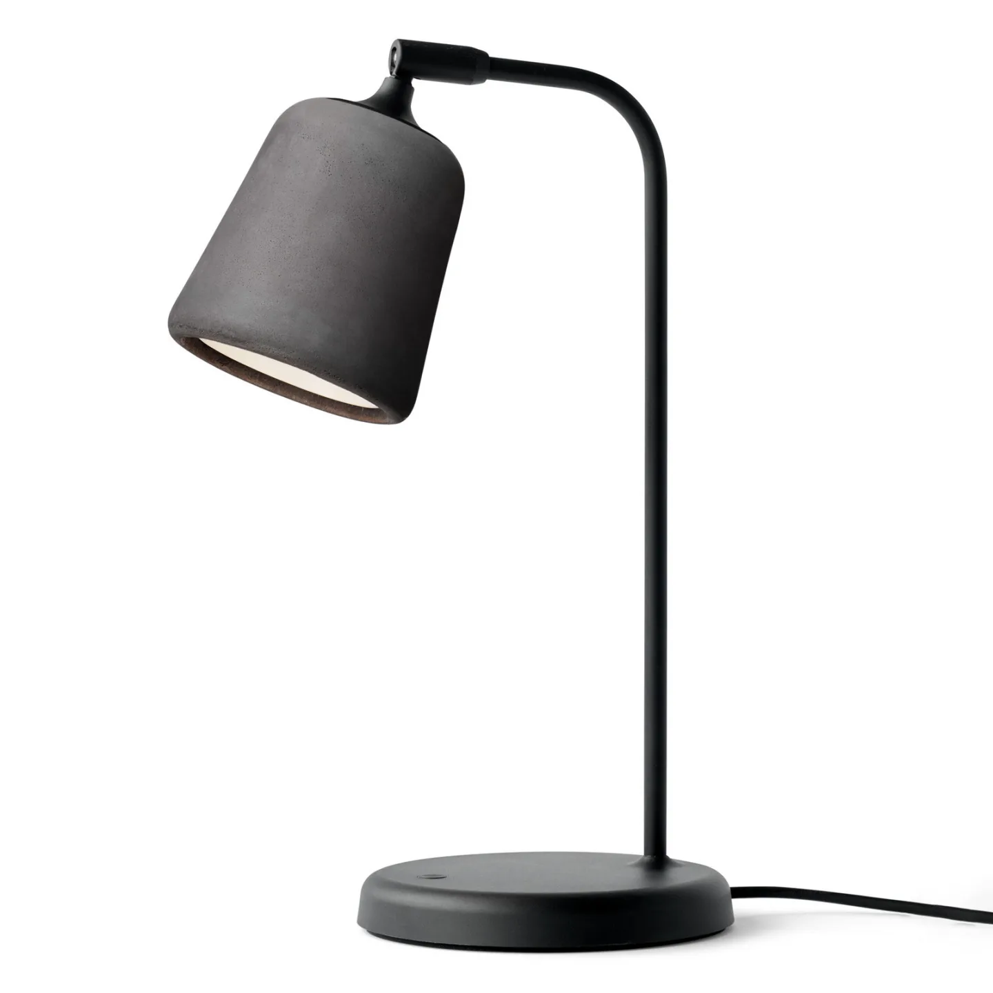 New Works Material bordslampa Dark grey concrete