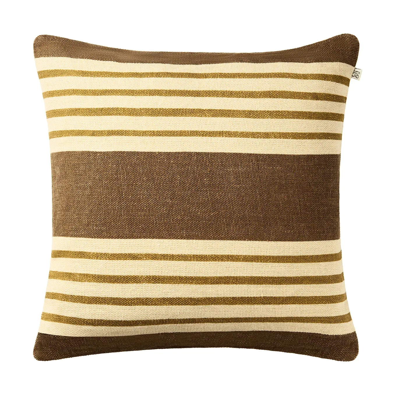 Chhatwal & Jonsson Aria Kissenbezug Taupe-Masala Yellow, 50x50 cm