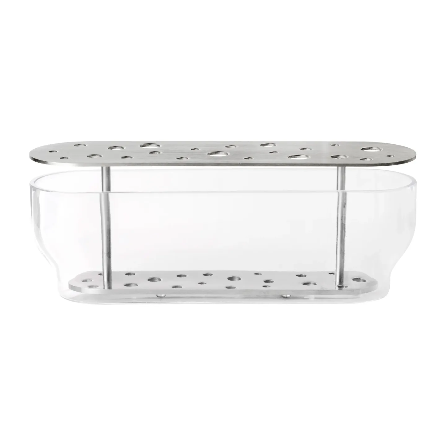 Fritz Hansen Ikebana Vase Edelstahl Long