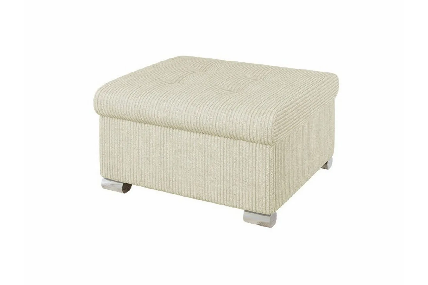 Trefor Fotpall 68 cm - Cream